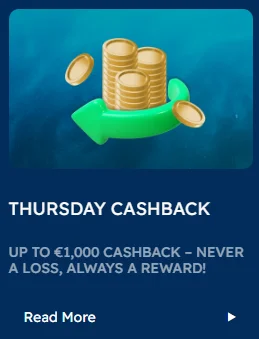 thursday cashback up to 1000 euro